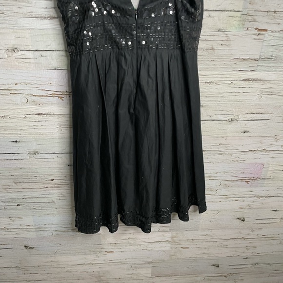 Guess black a line dress sparkly size 5 - Picture 7 of 10